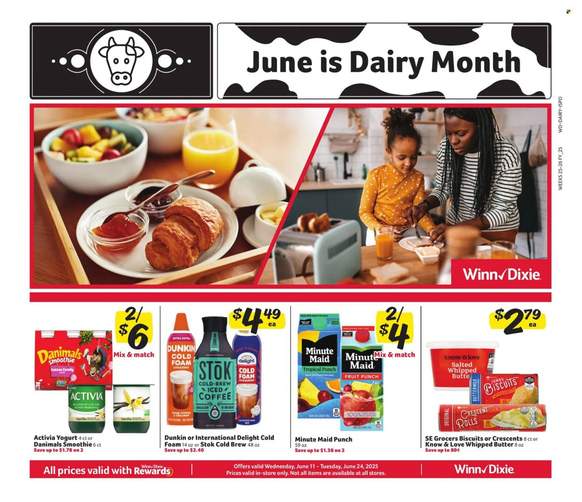 Weekly ad Winn Dixie Weekly Ad from June 11 to June 24 2025 - Page 1