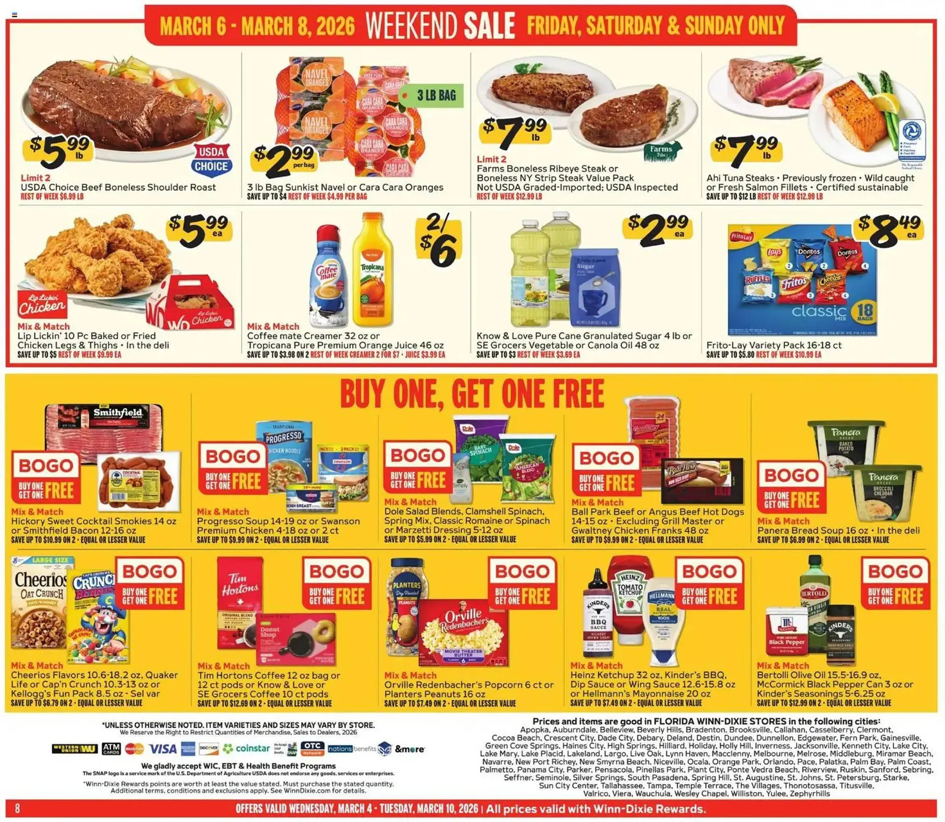Weekly ad Winn Dixie weekly ad from March 4 to March 11 2026 - Page 8
