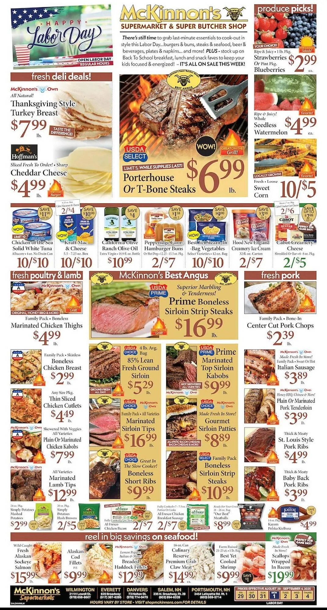 Weekly ad McKinnon's Supermarkets weekly ad from August 29 to September 4 2025 - Page 1