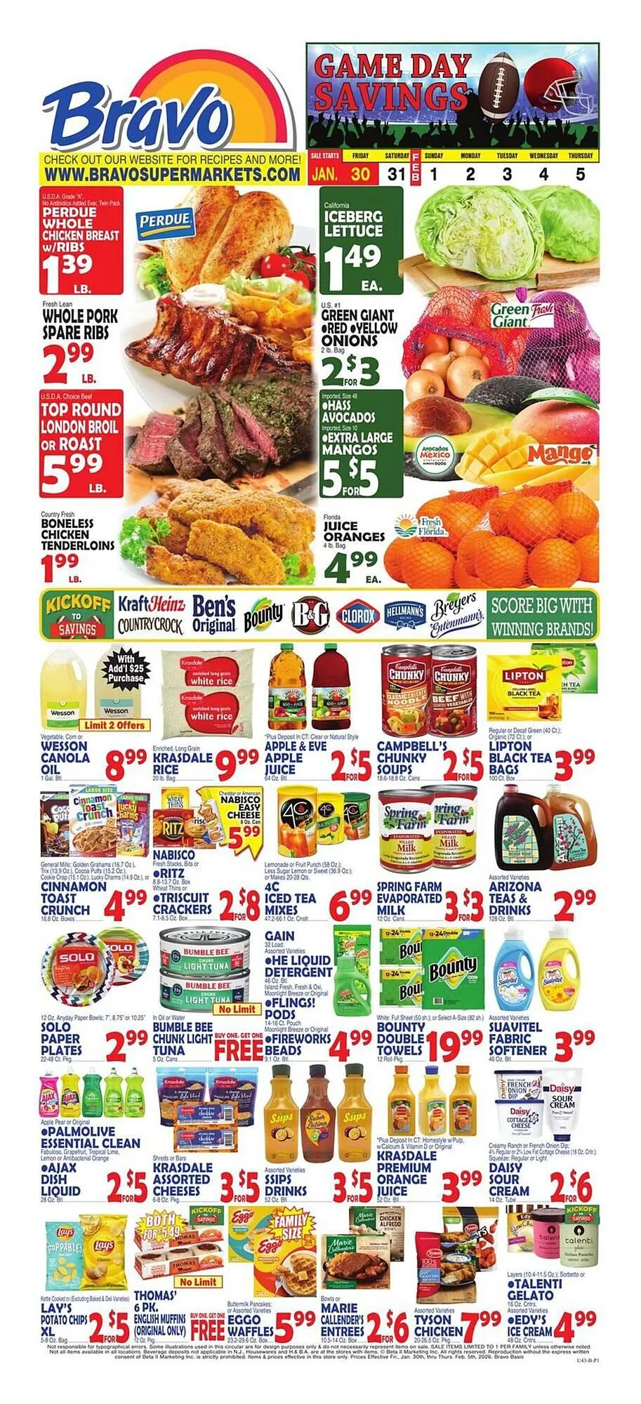 Bravo Supermarkets weekly ad - 1
