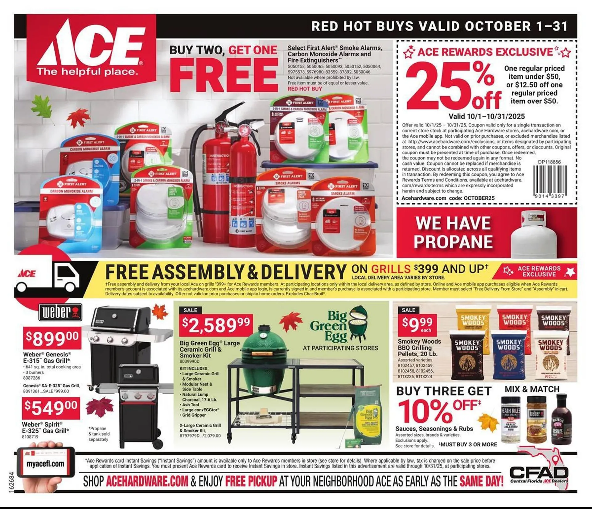 Weekly ad Ace Hardware flyer from October 1 to October 31 2025 - Page 1