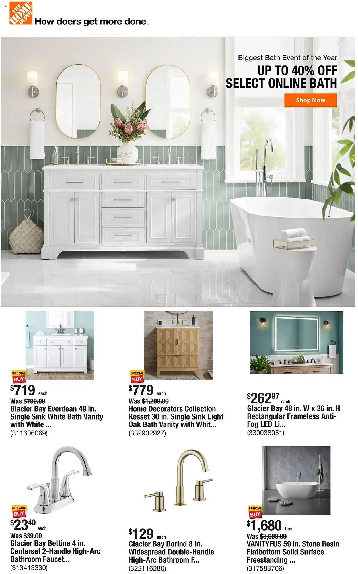 Weekly ad The Home Depot flyer from January 15 to January 23 2026 - Page 1
