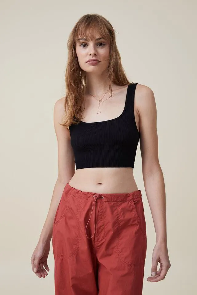 Seamless Abbie Micro Crop Tank
