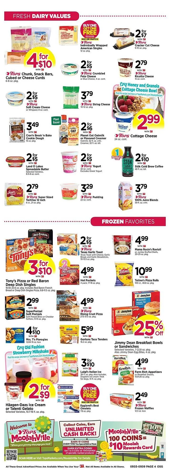 Weekly promotion Tops weekly ad spanning from May 3 to May 9 2026 - Page 4 for Catalogue 365