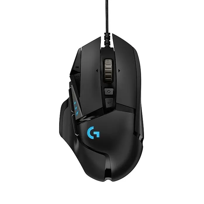 Logitech G502 HERO Ambidextrous Optical USB Gaming Mouse,