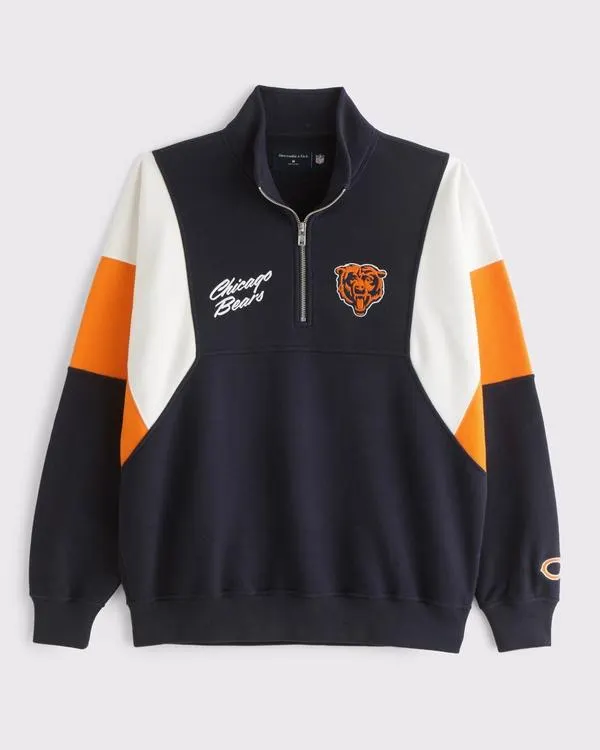 Chicago Bears Half-Zip Sweatshirt