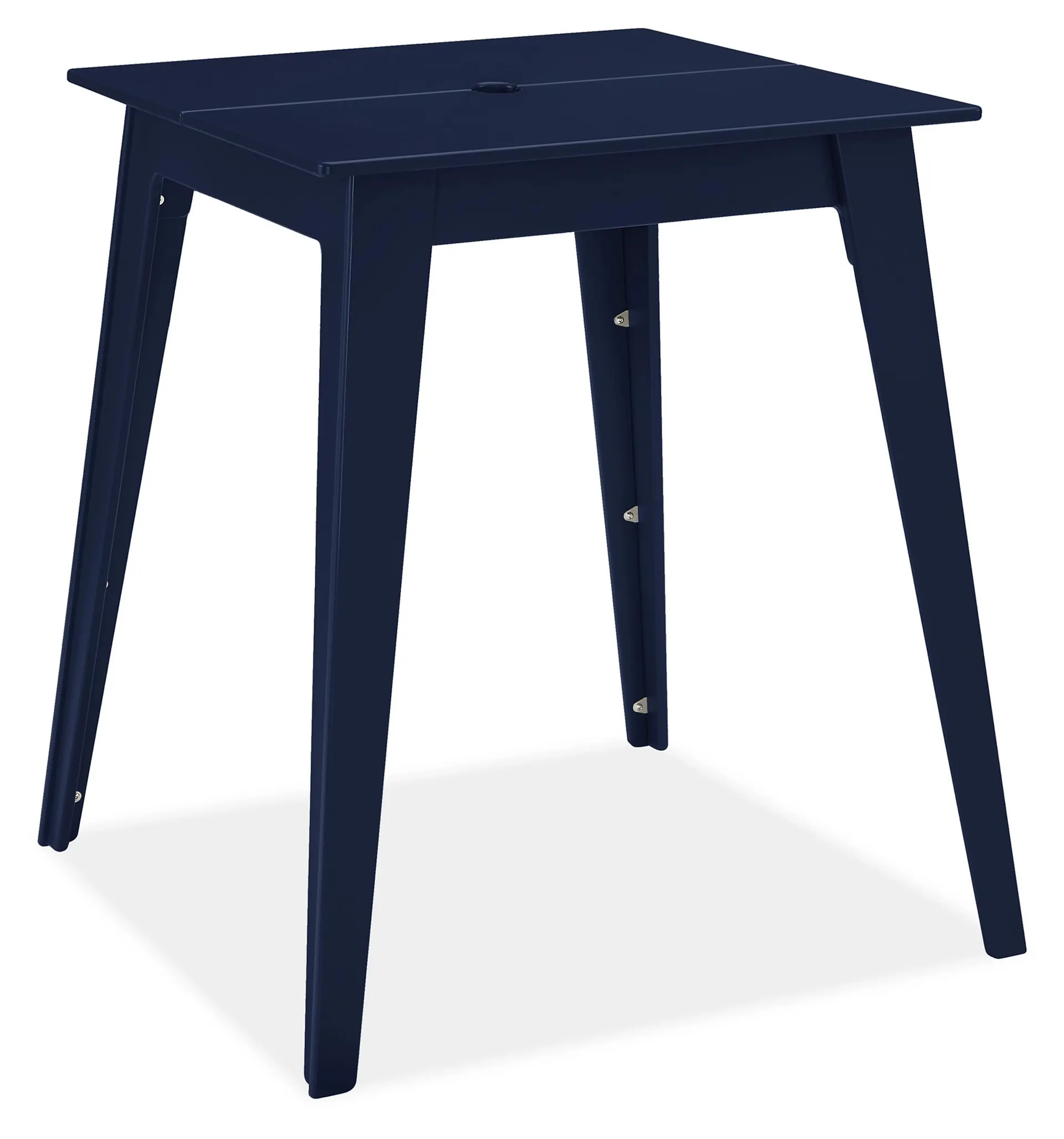 Aspen 32w 32d 36h Counter Table with Umbrella Hole in Navy