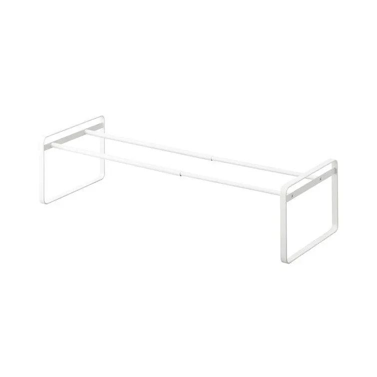 Yamazaki Home Adjustable Shoe Rack, Spacesaving Storage Solution, Steel, Expandable, Stackable