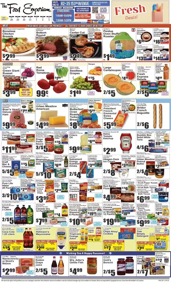 Weekly ad Discover attractive offers from March 28 to April 3 2025 - Page 1