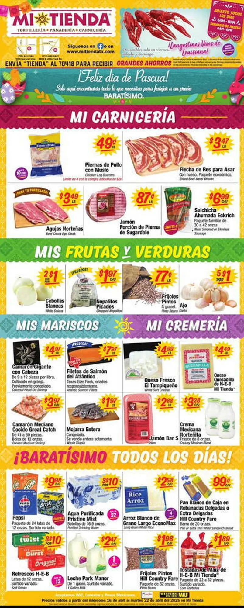 Weekly ad Mi Tienda Weekly Ad from April 16 to April 22 2025 - Page 1