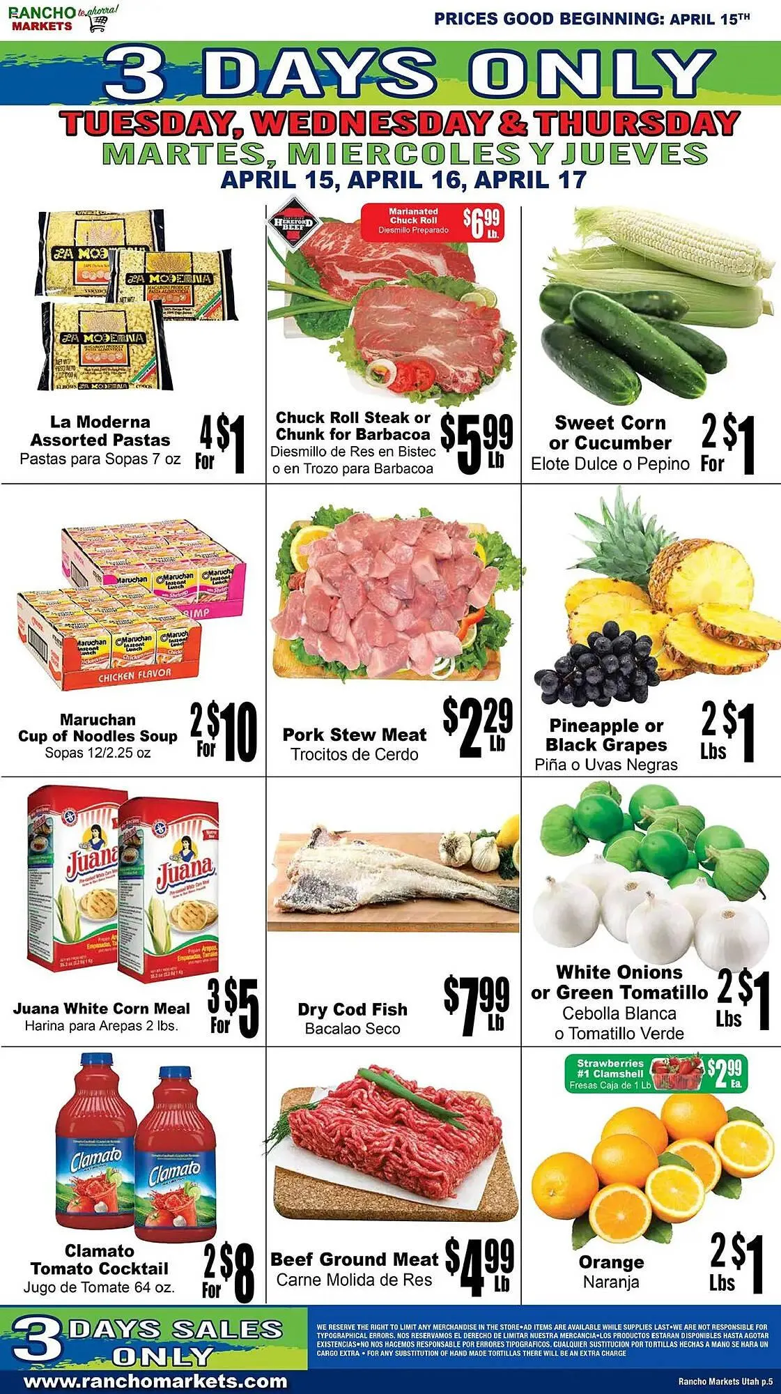 Weekly ad Rancho Markets Weekly Ad from April 15 to April 21 2025 - Page 5