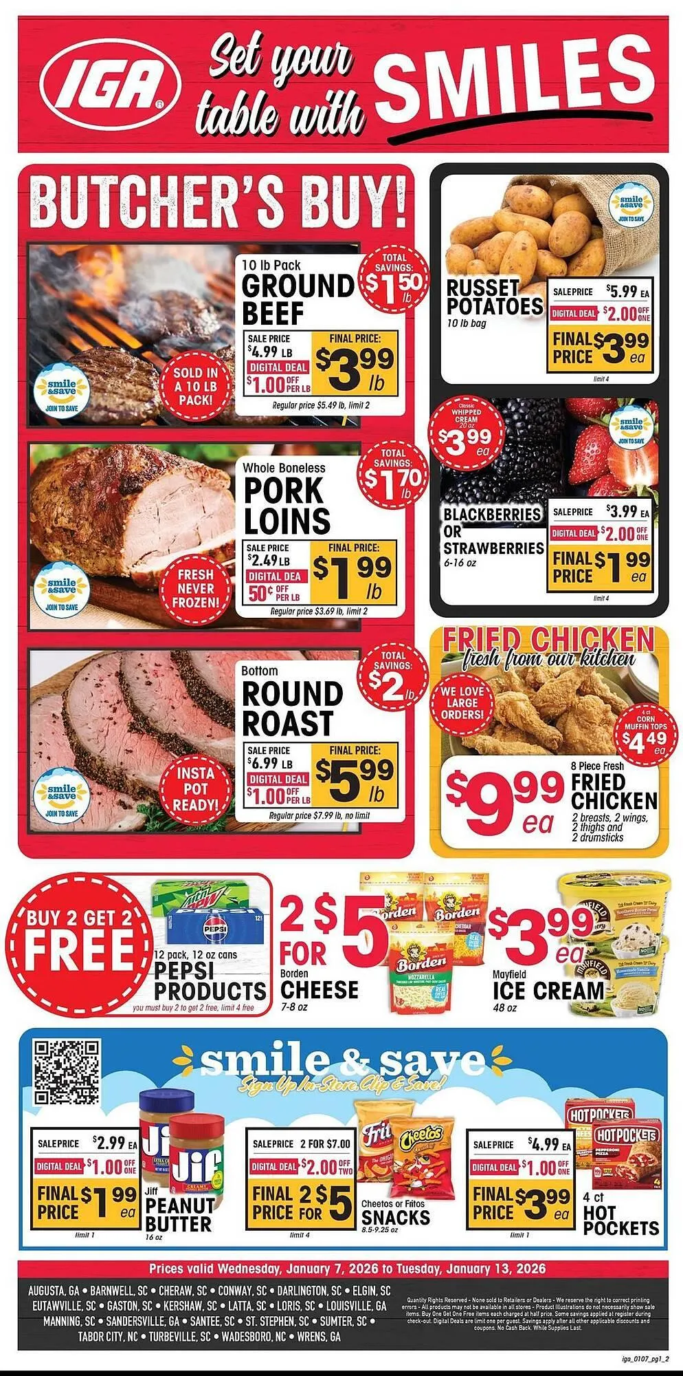 Weekly ad IGA weekly ad from January 7 to January 13 2026 - Page 1