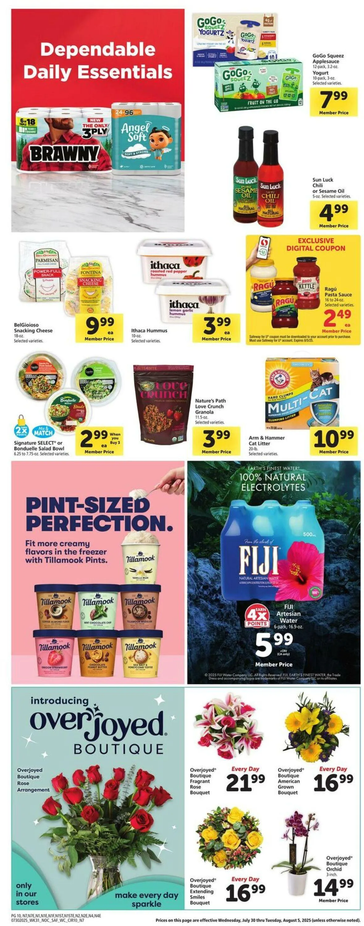 Weekly ad Safeway Current weekly ad from July 30 to August 5 2025 - Page 10