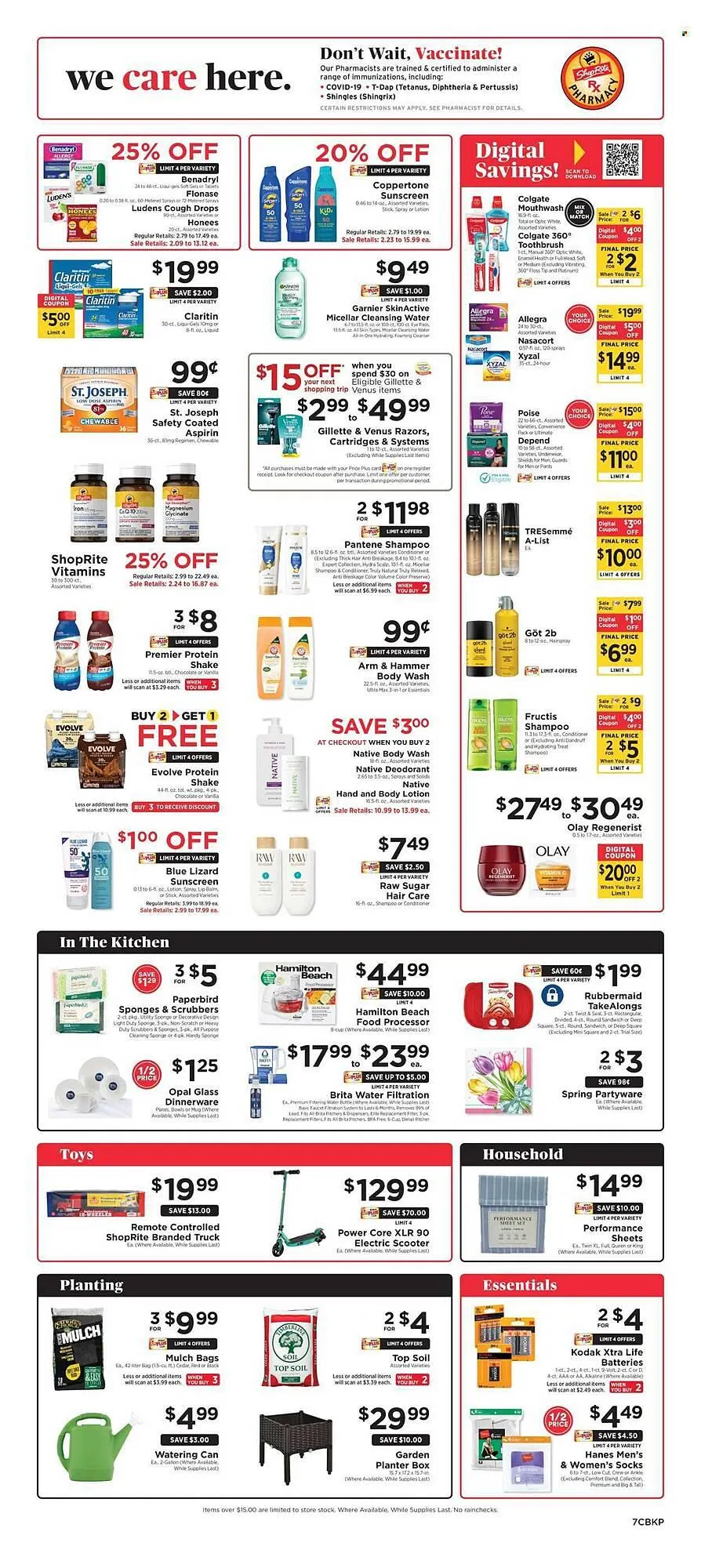 Weekly promotion ShopRite flyer spanning from April 19 to April 25 2026 - Page 8 for Catalogue 365