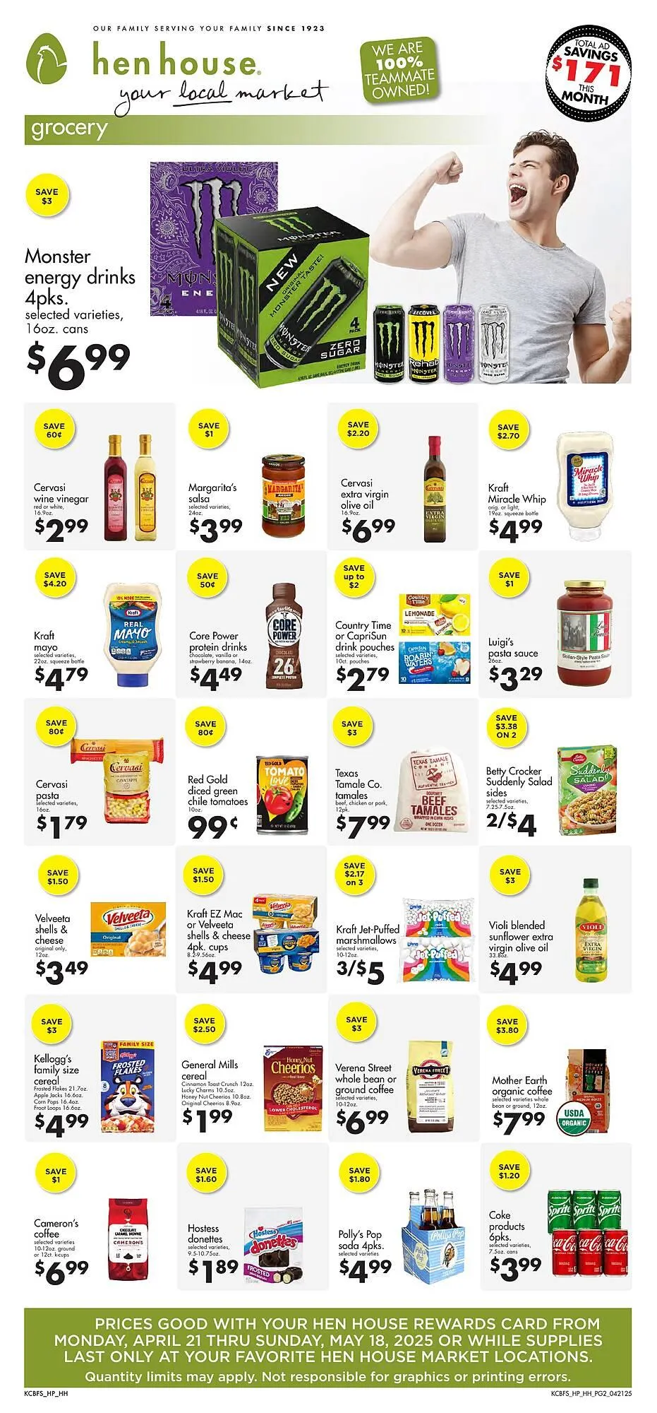 Weekly ad Hen House Weekly Ad from April 21 to May 18 2025 - Page 2