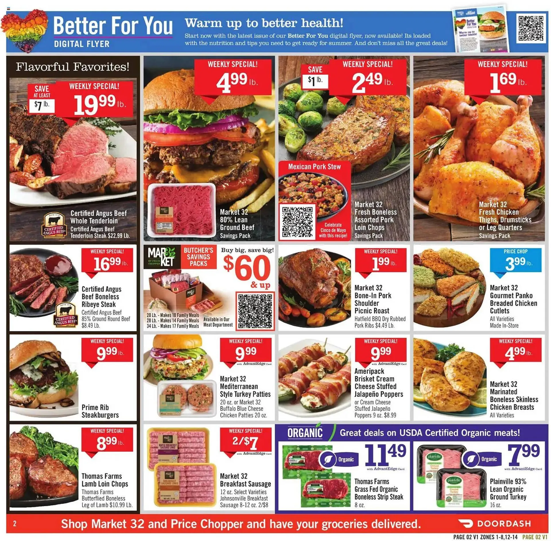 Weekly promotion Price Chopper weekly ad spanning from May 3 to May 10 2026 - Page 2 for Catalogue 365