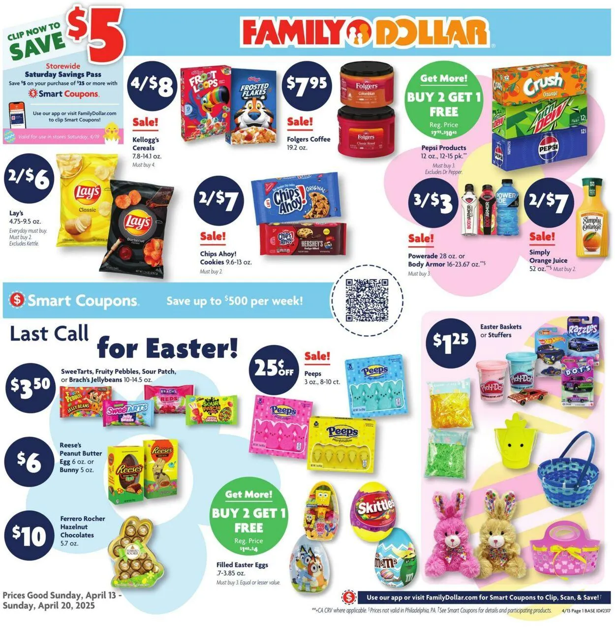 Catálogo de Family Dollar Current weekly ad 13 de abril al 20 de abril 2025 - Página 1