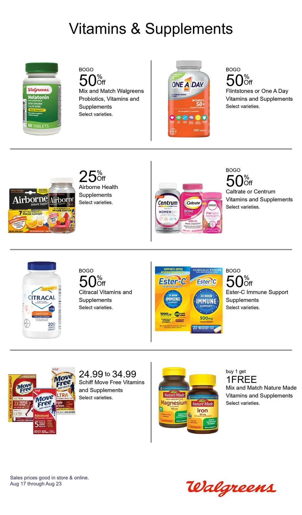 Weekly ad Walgreens Weekly Ad from August 17 to August 23 2025 - Page 9