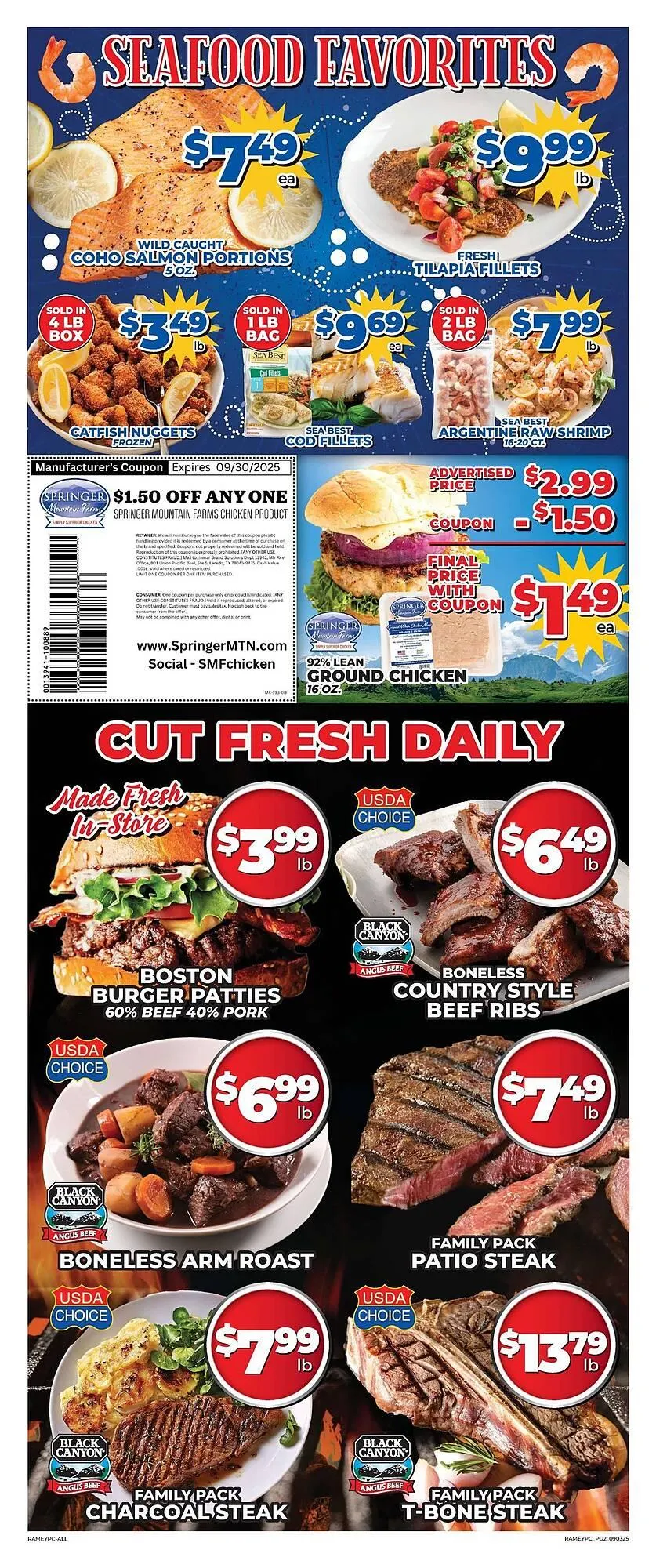 Weekly ad Price Cutter weekly ad from September 3 to September 9 2025 - Page 1