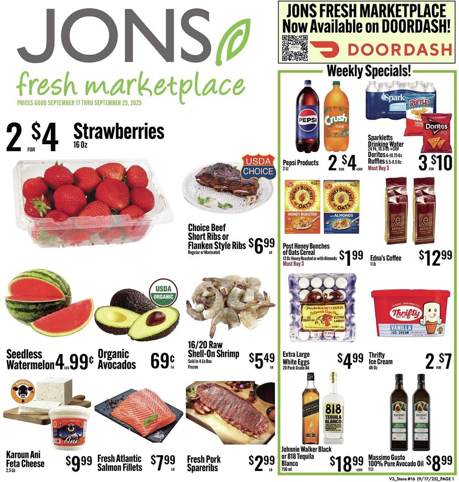 Weekly ad Jons International weekly ad from September 17 to September 23 2025 - Page 1