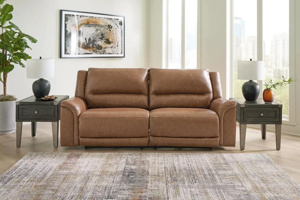 Trasimeno Dual Power Leather Reclining Sofa