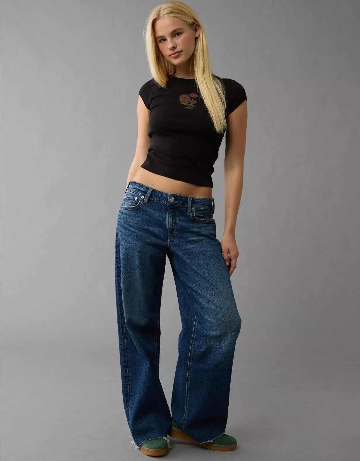 AE Pointelle Graphic T-Shirt