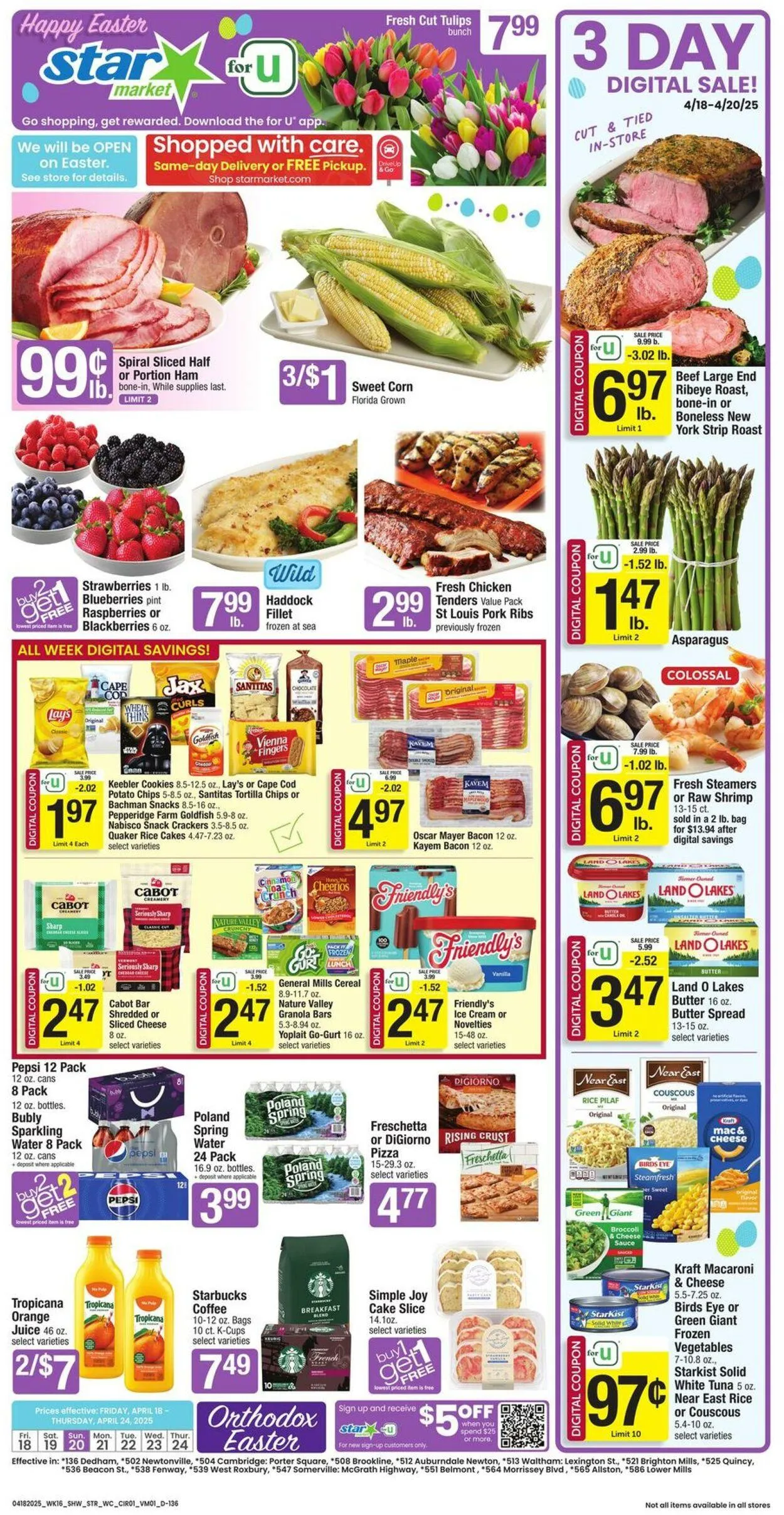 Weekly ad Star Markets from April 18 to April 24 2025 - Page 1