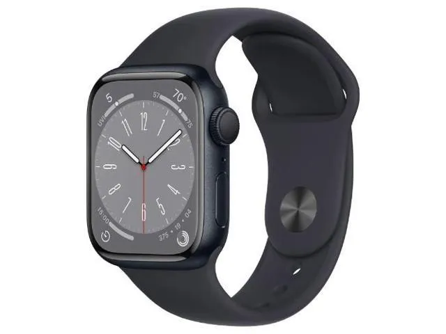 Apple Watch Series 8 45mm GPS - Midnight Aluminum Case - Midnight Sport Band (2022) - Very Good Condition