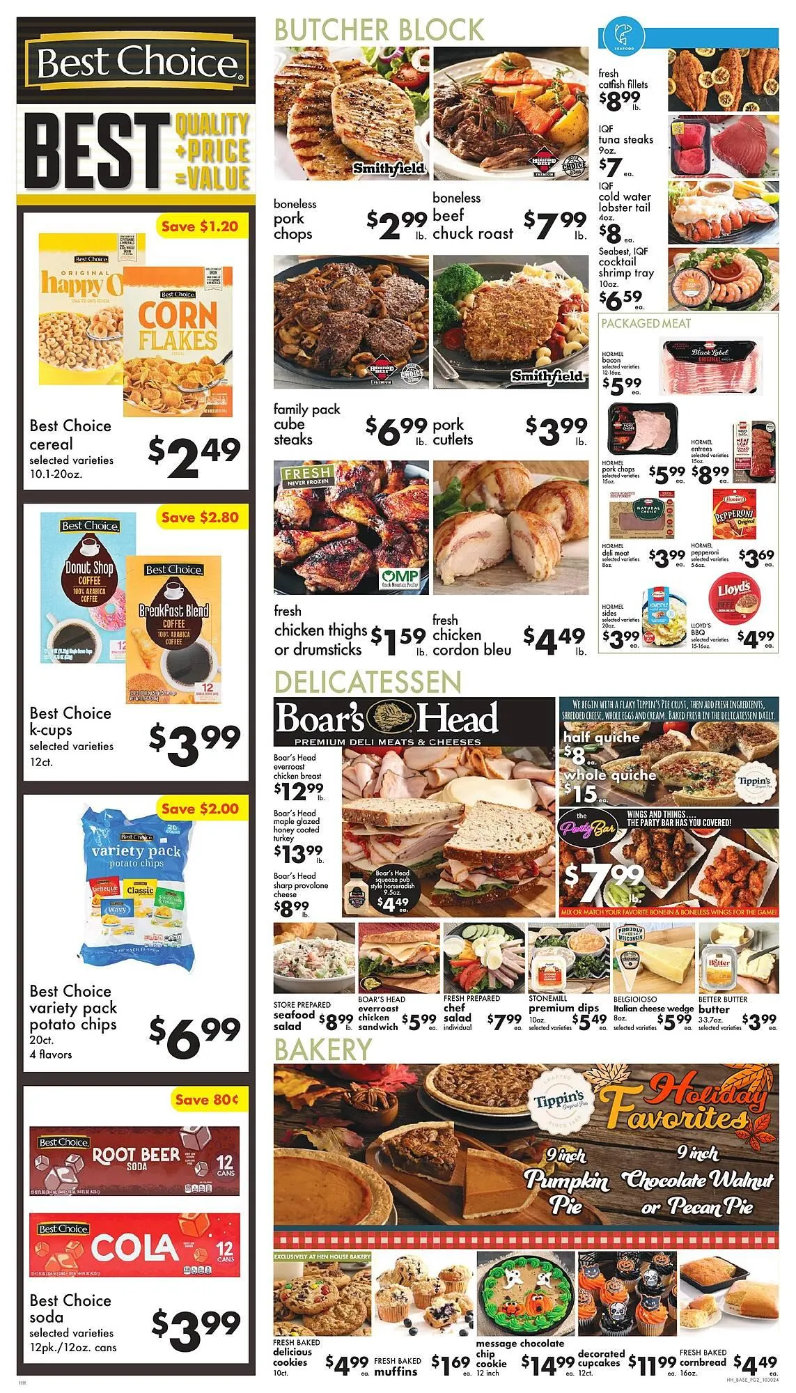 Weekly ad Hen House Weekly Ad from October 30 to November 5 2024 - Page 2