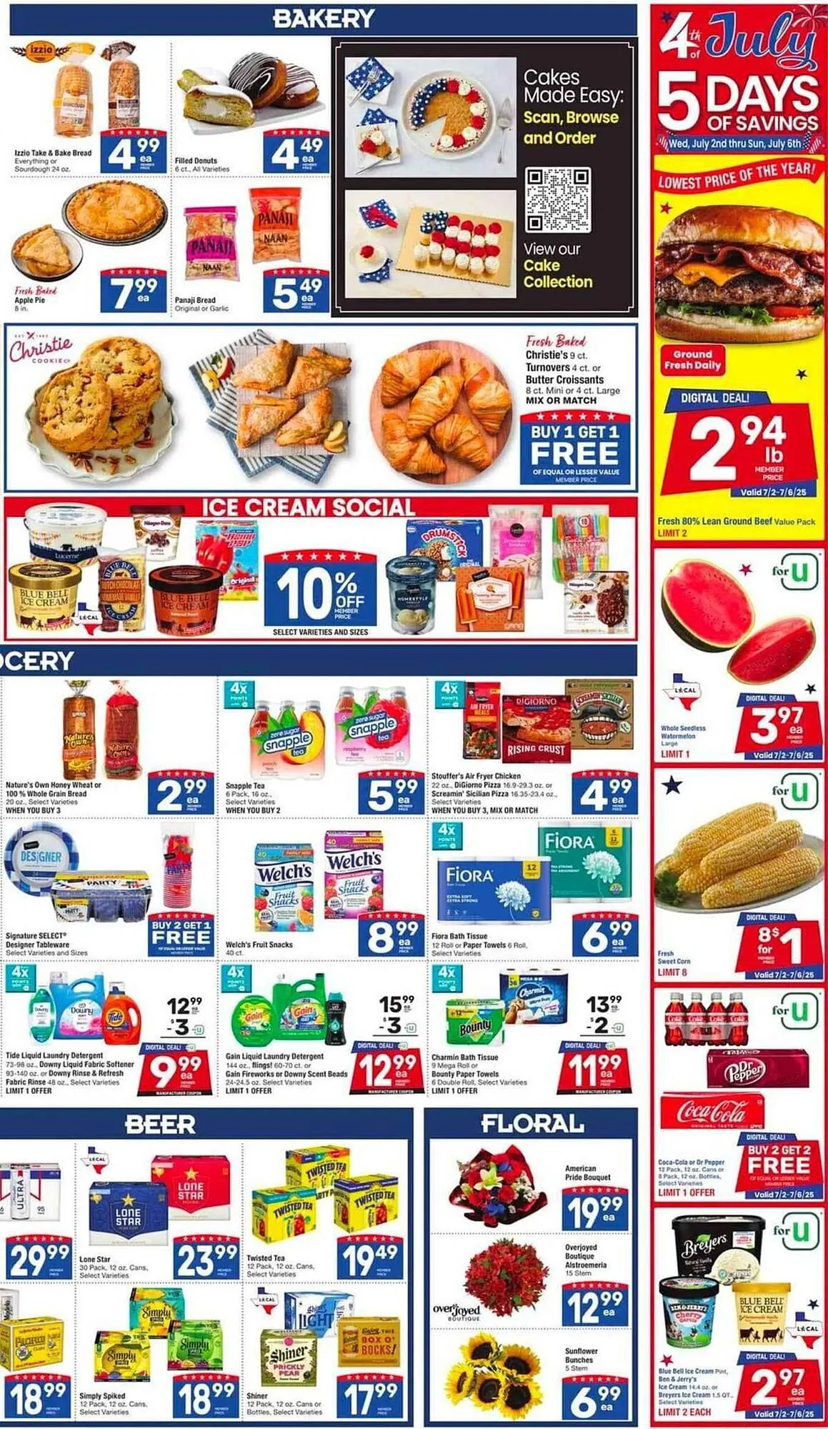 Weekly ad Tom Thumb Weekly Ad from July 2 to July 8 2025 - Page 3