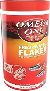 Omega One Freshwater Flakes, 5.3 oz