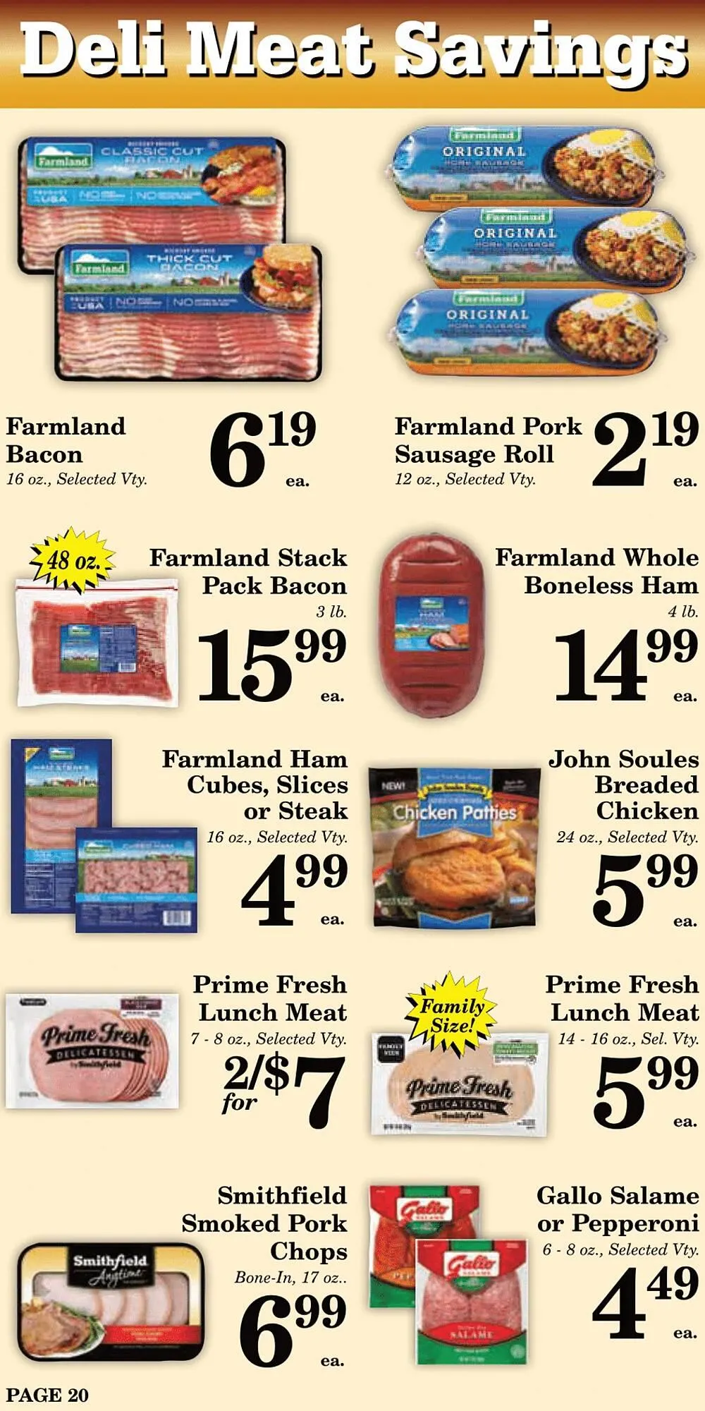 Weekly ad Harvest Foods ad from July 2 to July 29 2025 - Page 21