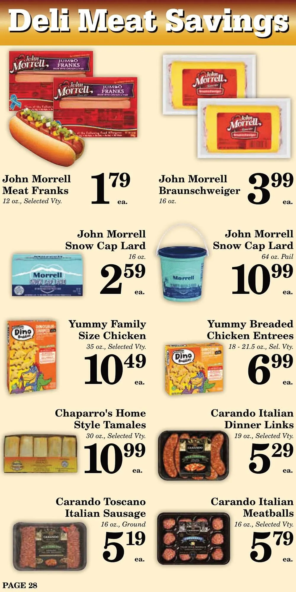 Weekly ad Harvest Foods ad from November 6 to December 3 2024 - Page 29