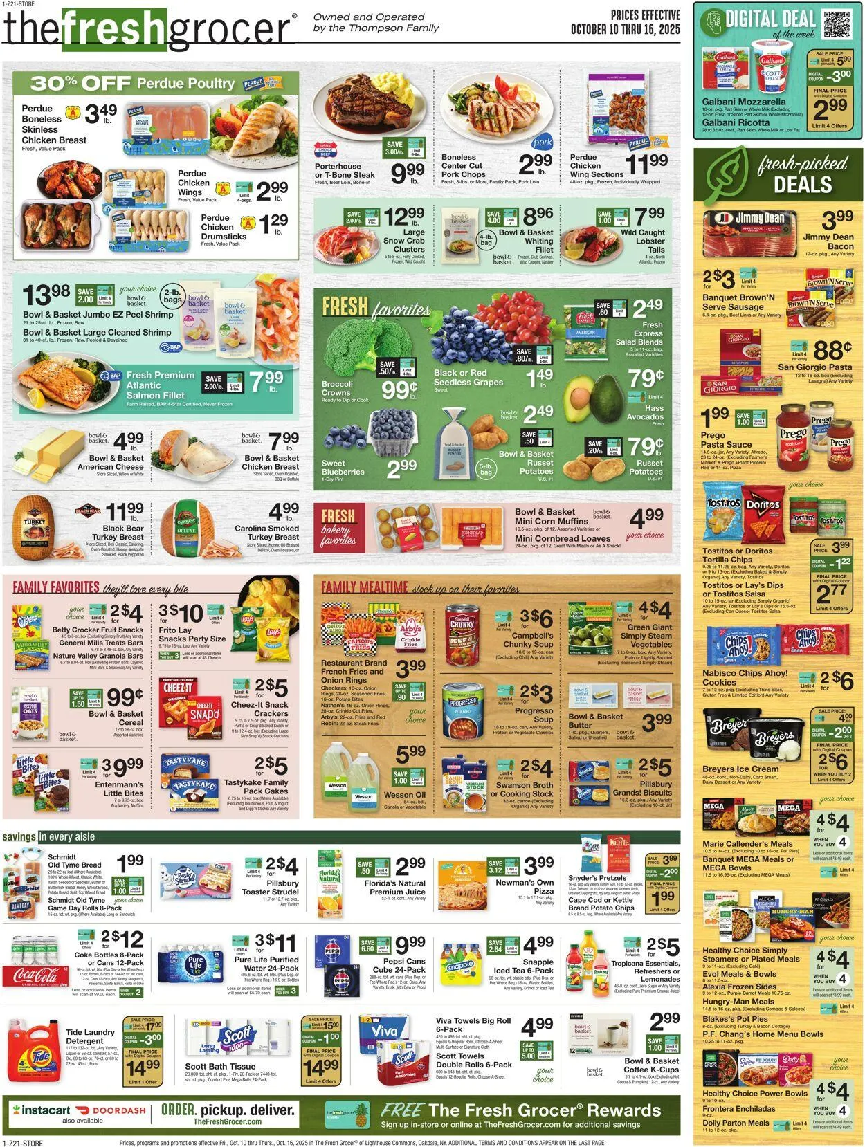 Weekly ad Gerrity's Supermarkets Current weekly ad from October 9 to October 16 2025 - Page 1