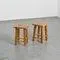 Pine Stools attributed to Charlotte Perriand for La Pierra Menta, 1970s, Set of 2