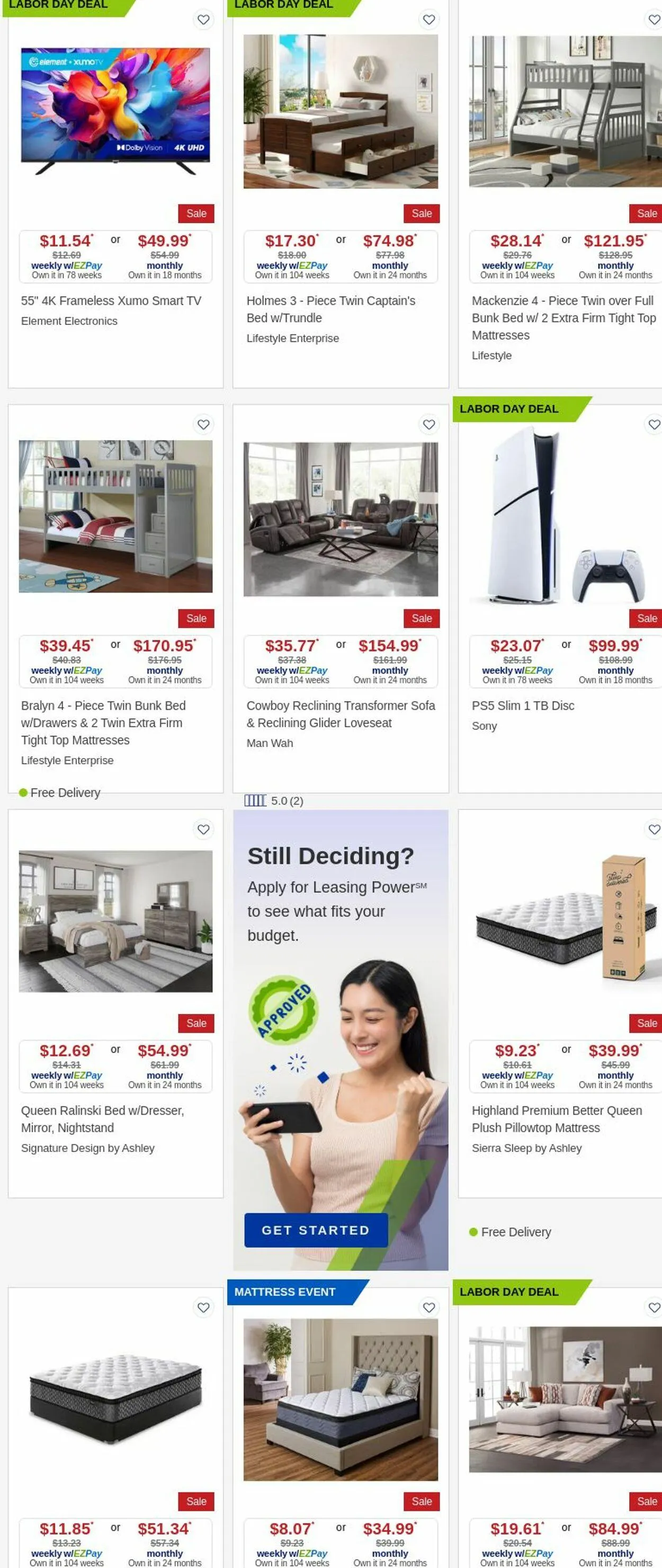 Weekly ad Aaron's from September 1 to September 30 2025 - Page 1