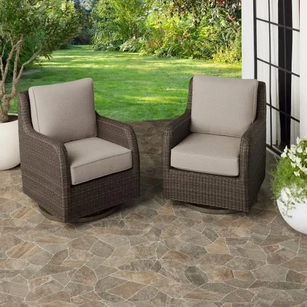 Oakland 2-piece Swivel Glider Chairs