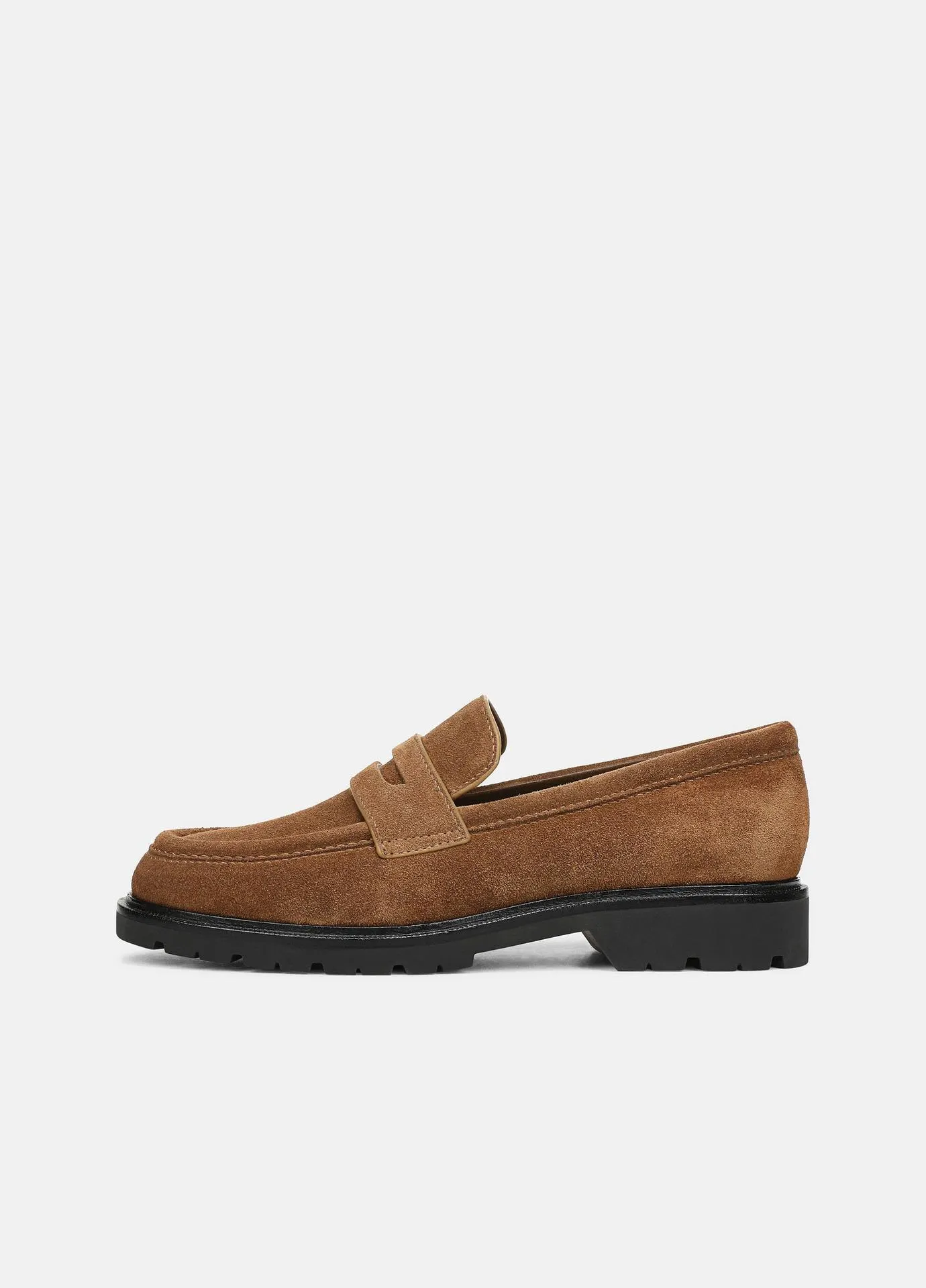 Siena Suede Lug-Sole Loafer
