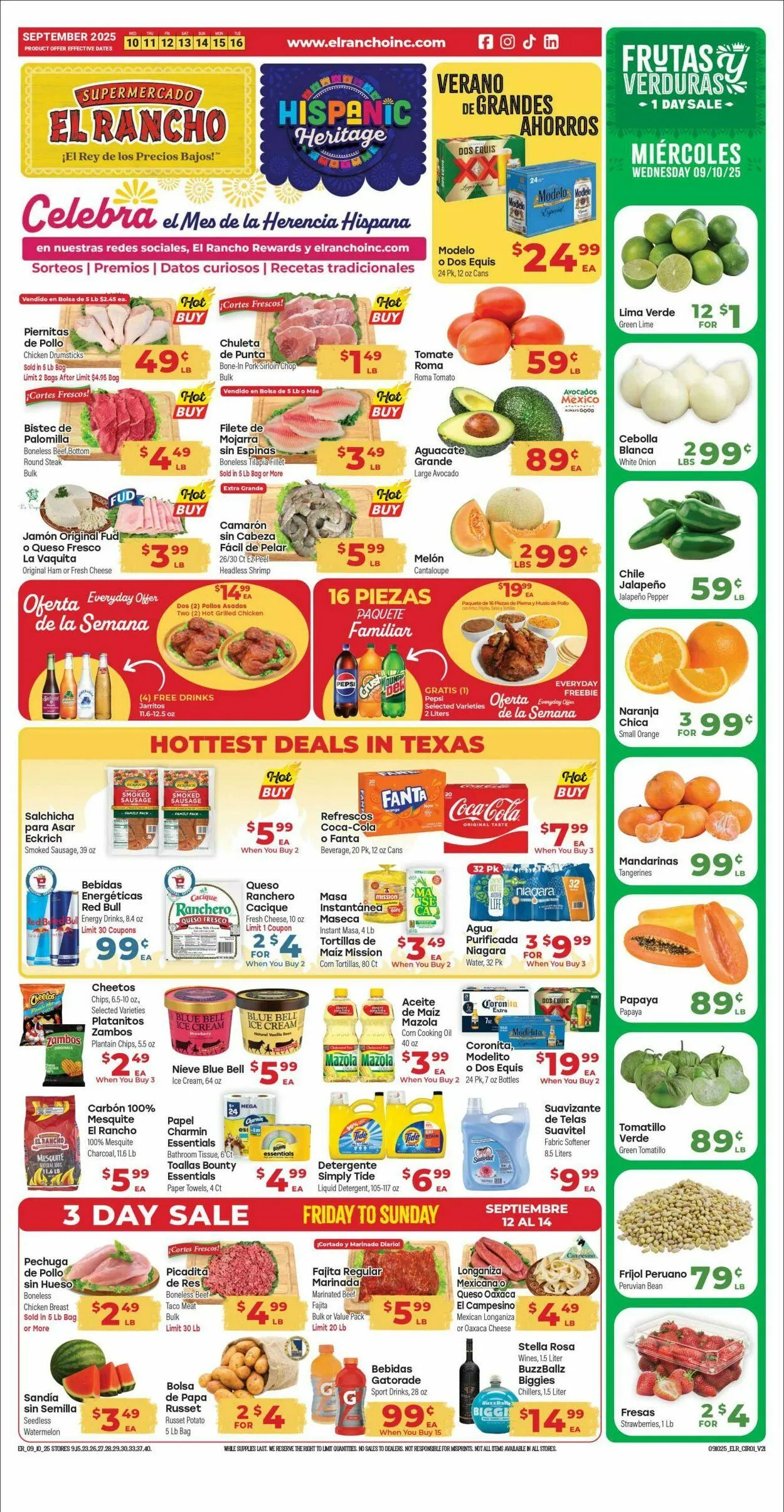 Weekly ad El Rancho from September 10 to September 16 2025 - Page 1