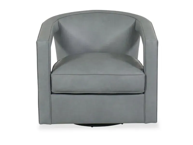 Alana Leather Swivel Chair