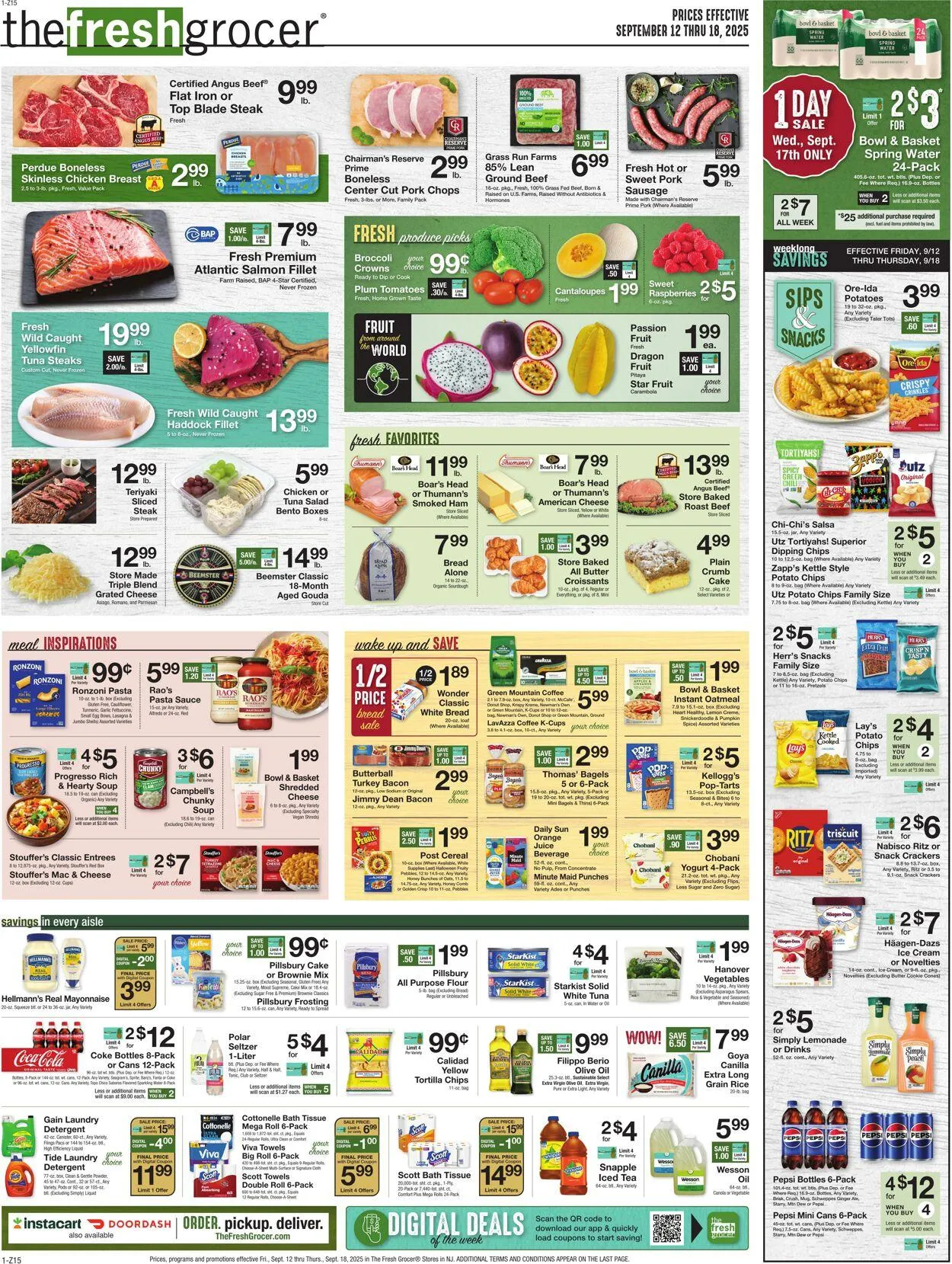 Weekly ad Gerrity's Supermarkets Current weekly ad from September 11 to September 18 2025 - Page 1