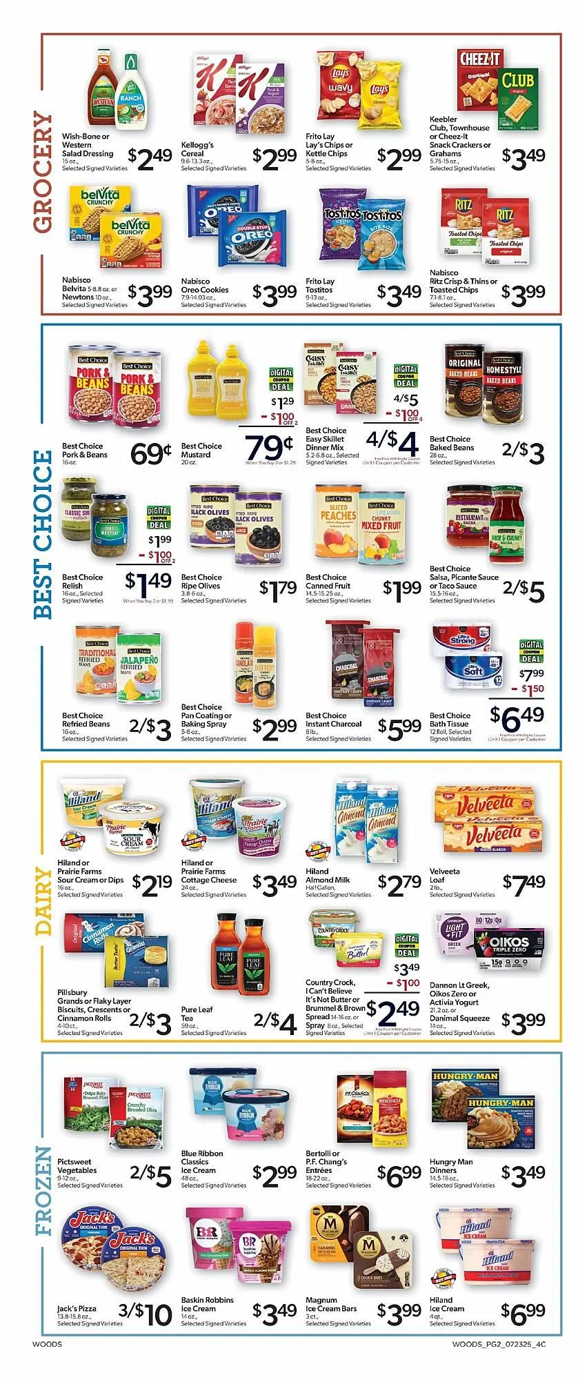 Weekly ad Woods Supermarket Weekly Ad from July 23 to July 29 2025 - Page 2
