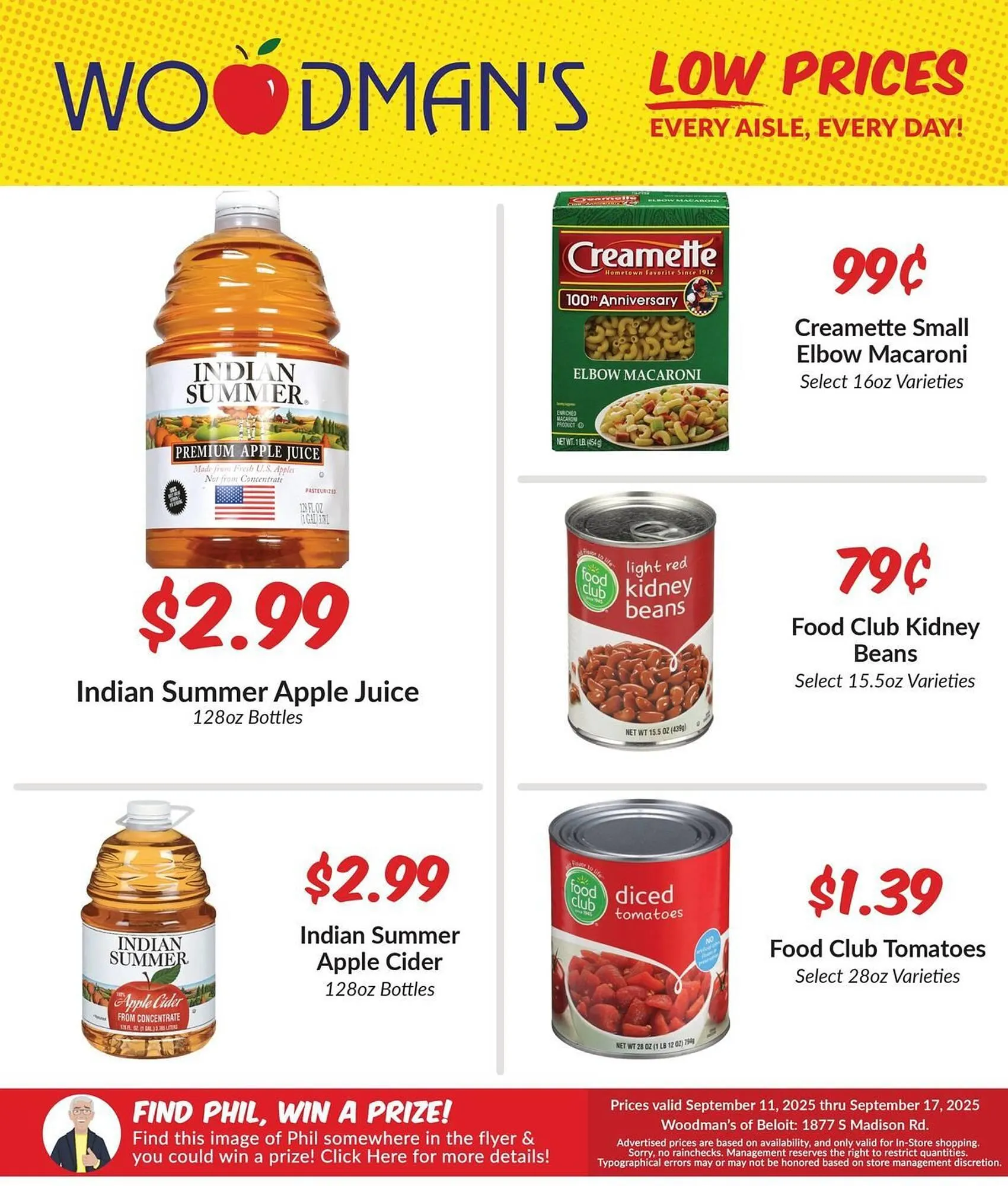 Weekly ad Woodman's weekly ad from September 11 to September 17 2025 - Page 1