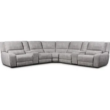 Holden Dual-Power Reclining Sectional with 3 Reclining Seats