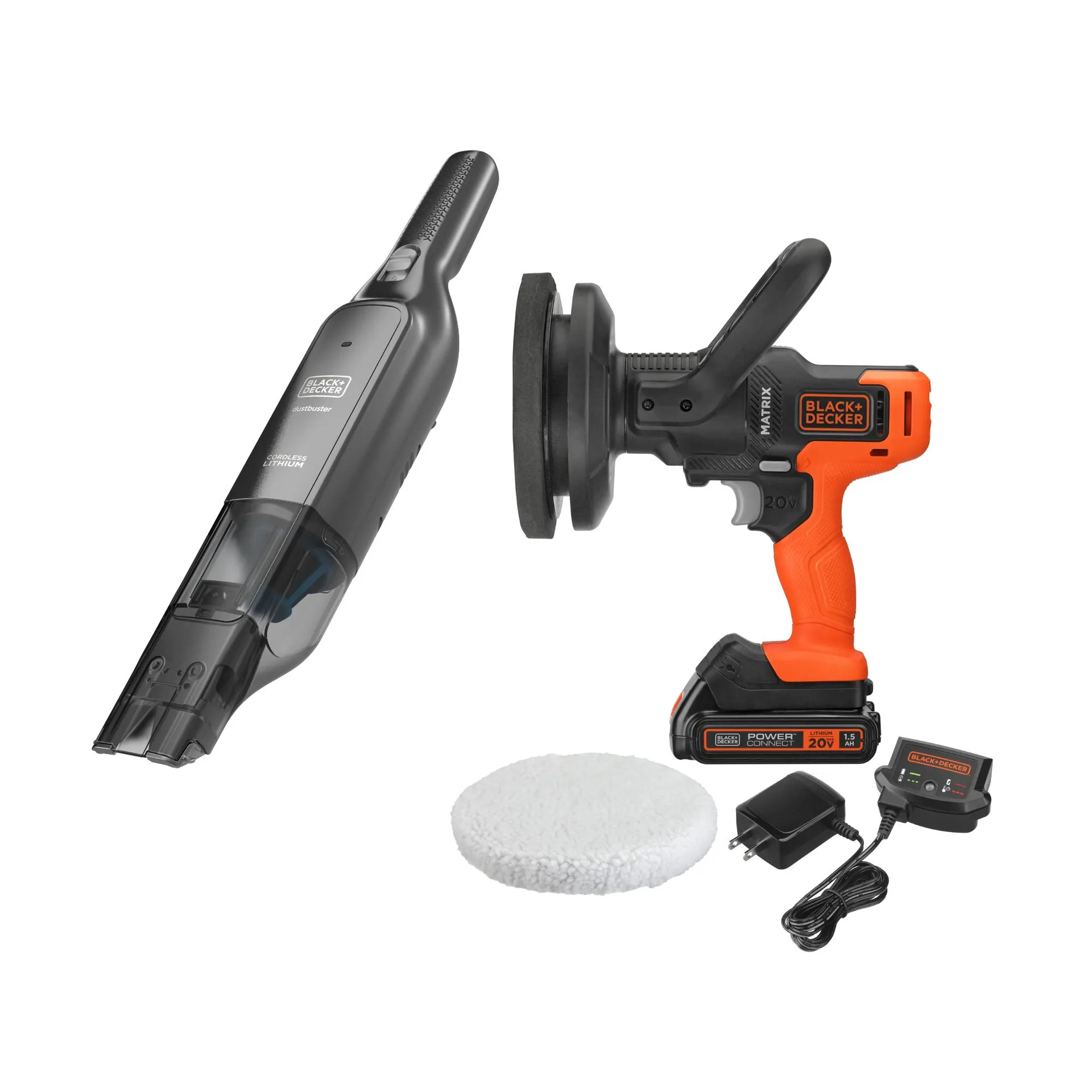 20V MAX* MATRIX Buffer & 12V MAX* Dustbuster Hand Vacuum Combo Kit