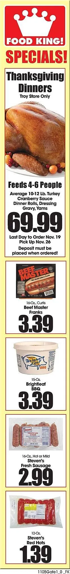 Weekly ad Food King weekly ad from November 5 to November 11 2025 - Page 7