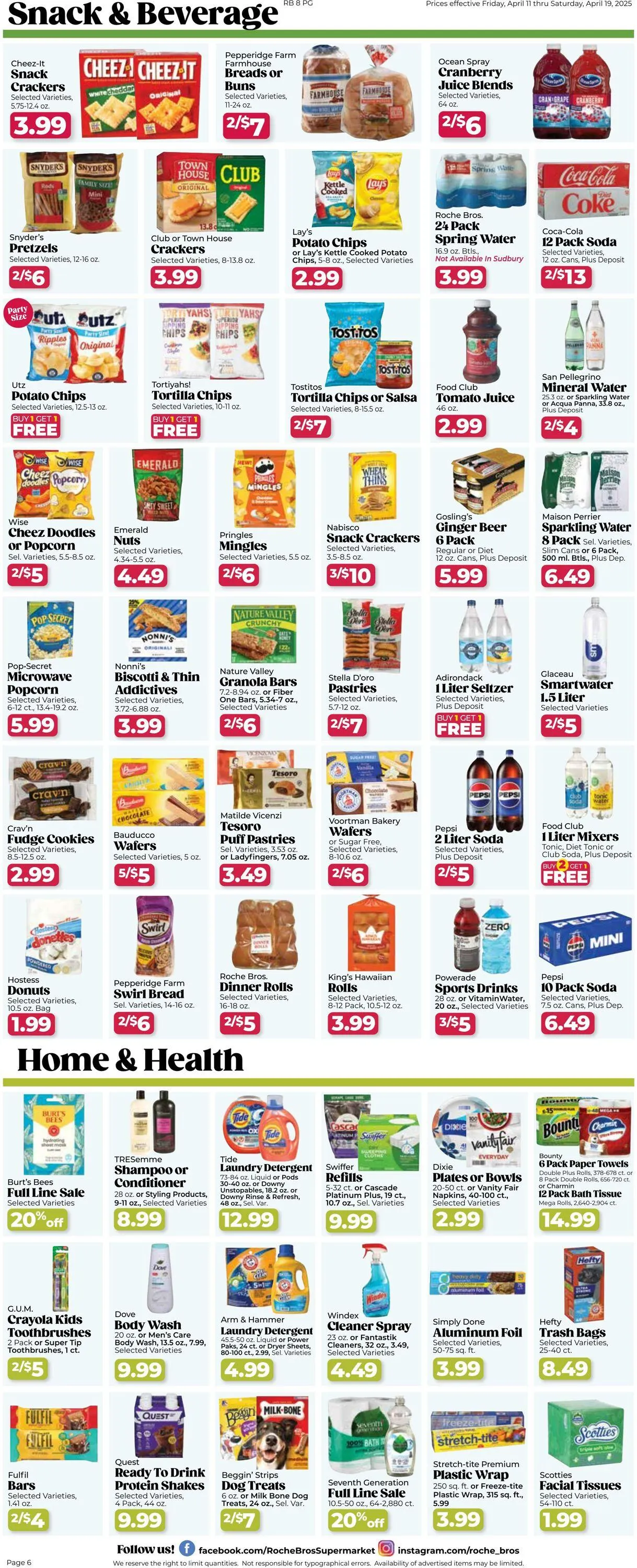 Weekly ad Roche Bros from April 11 to April 17 2025 - Page 6