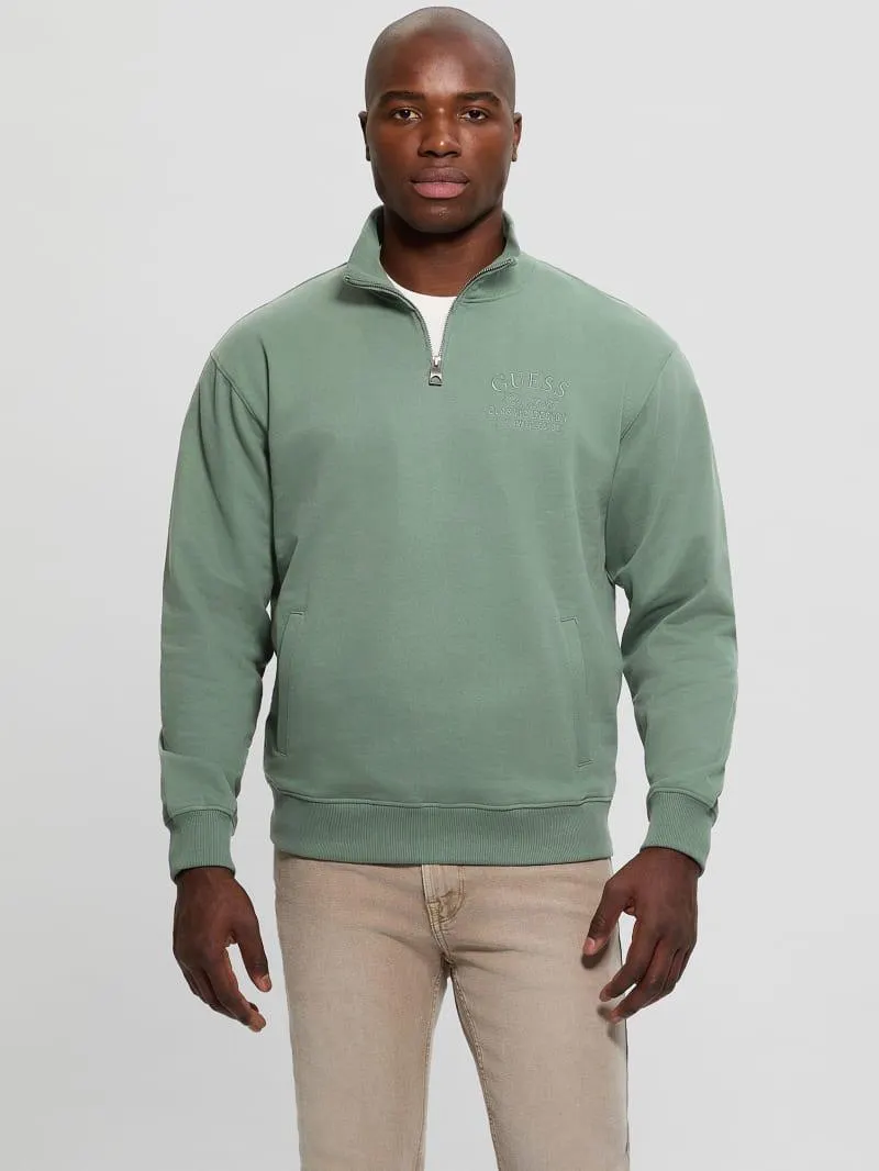 Eco Tyler Zip Mock Neck Sweater