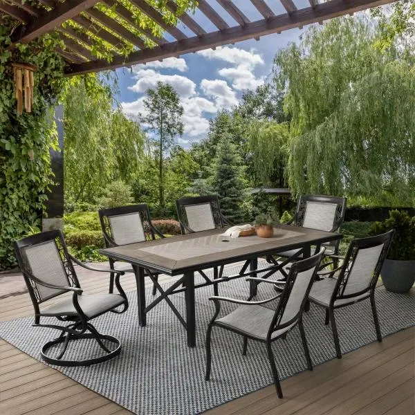 Agio Kimberling 7-piece Sling Outdoor Dining Set