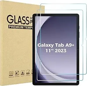 ProCase 2 Pack Screen Protector for Galaxy Tab A9 Plus 11 Inch 2023, HD Tempered Glass 9H Film Guard for 11" Tab A9+ 5G Tablet (SM-X210/X216/X218)